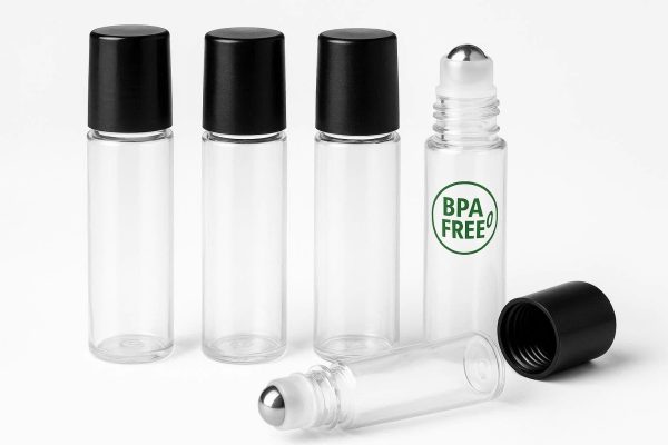 Plastic Roll On Bottles for Essential Oils BPA Free Leak Proof