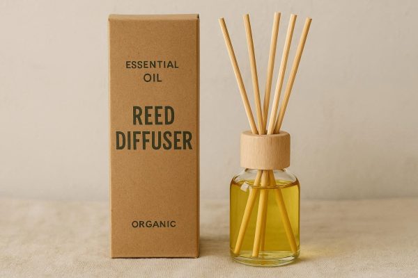 19 Natural Essential Oil Reed Diffuser Set with Bamboo Reeds Organic