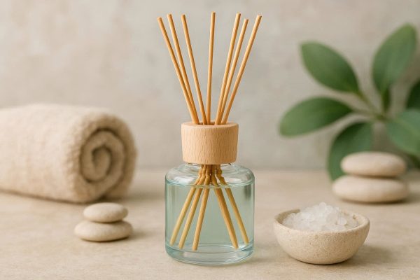 24 Spa Style Reed Diffuser with Sea Salt and Reeds Relaxing Scent